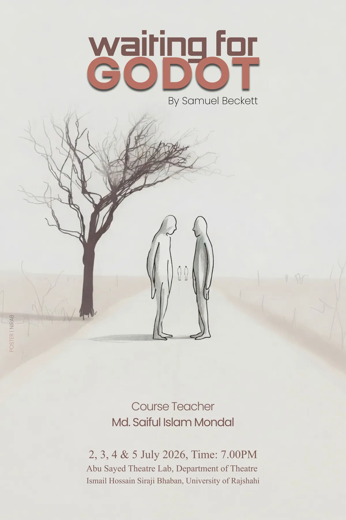 Waiting for Godot theatre poster